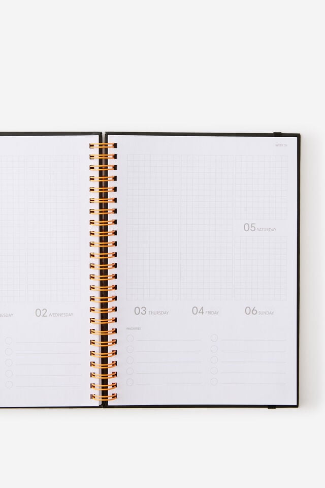 2026 Spiral Planner, LCN DOO DOODLE BOY BLACK