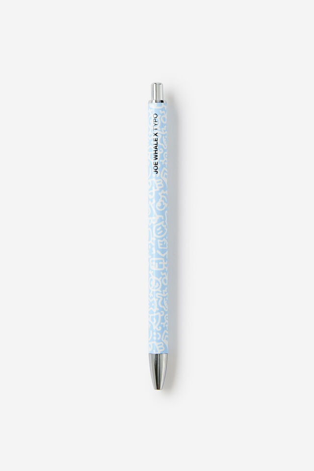 Colab Print Play Ballpoint Pen, LCN DOO BLUE SKIES SQUIGGLE