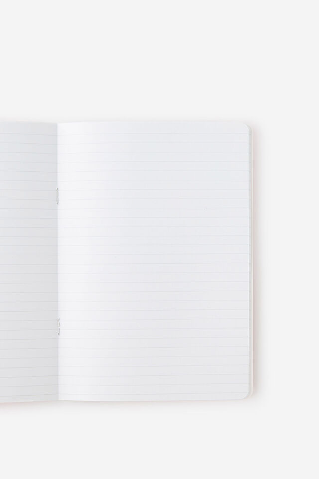 A5 Stapled Notebook, STRAWBERRY MILK