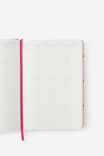 2027 A5 Daily On Schedule Diary, STRAWBERRY MILK DITSY CHERRIES - example image 3