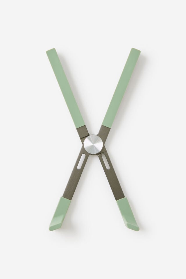 Foldaway Laptop Stand, TYPO GREEN