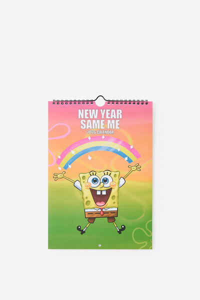 2026 Get A Date Wall Calendar, LCN NIC SPONGEBOB