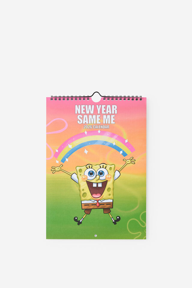 2026 Get A Date Wall Calendar, LCN NIC SPONGEBOB
