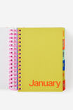 2027 A5 Daily Bright Days Diary, ECRU DITSY CHERRIES - example image 2