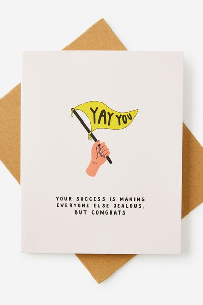 Congratulations Card 2.0, YAY YOU