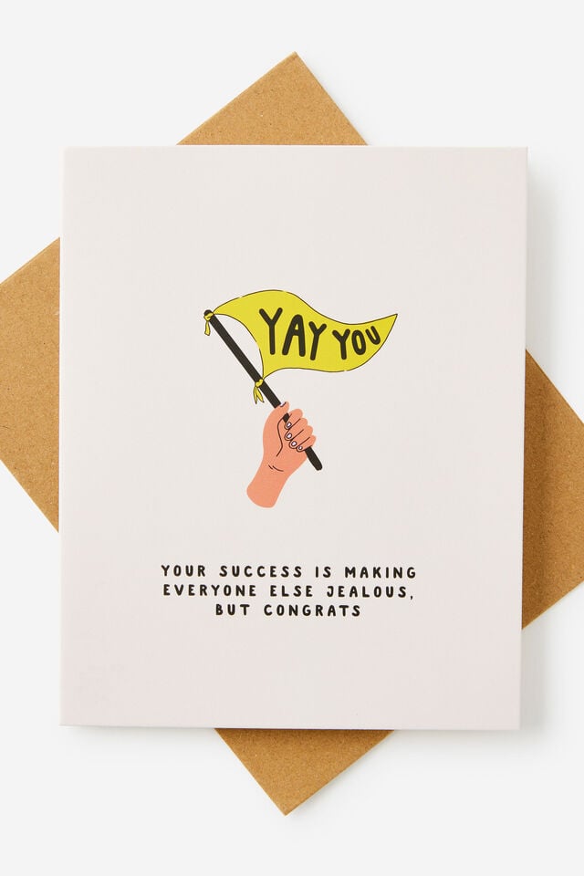 Congratulations Card 2.0, YAY YOU