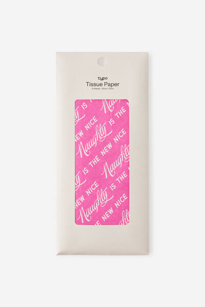Tissue Paper Pack, NAUGHTY IS THE NEW NICE