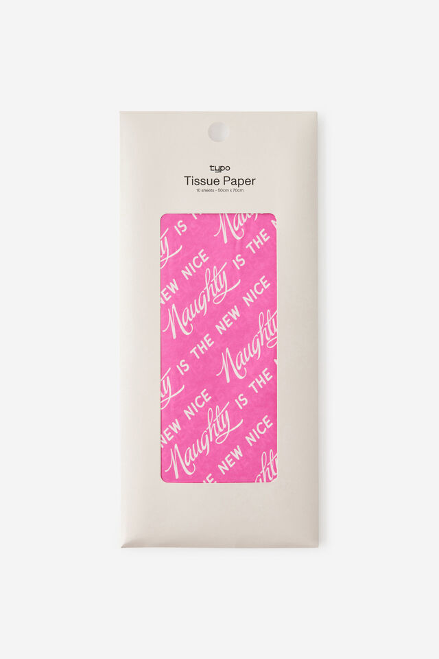Tissue Paper Pack, NAUGHTY IS THE NEW NICE