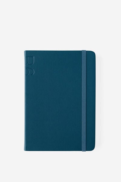 B6 Hard Cover Lined Notebook, NORTH SEA