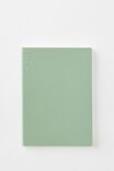 B6 Soft Cover Lined Notebook, TYPO GREEN - alternate image 1