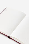 Metro A5 Hard Lined Notebook, Ditsy Pansy Pink Clay - alternate image 3