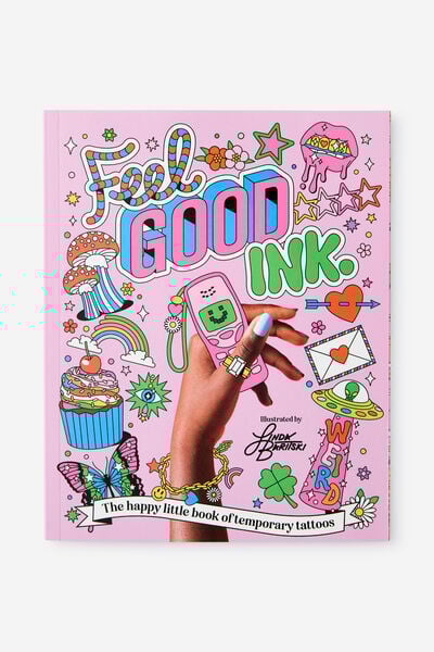 Feel Good Ink Temporary Tattoo Book, ASSORTED