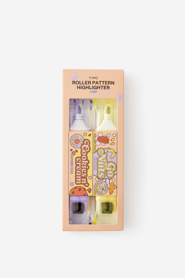 Roller Stamp Highlighter, NUT COOKIE BAR