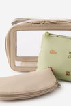 3 In 1 Cosmetic Case, LITTLE TREATS/BAY LEAF - alternate image 3