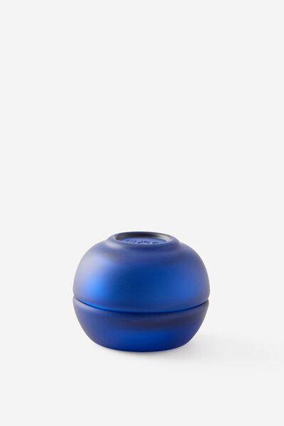Mini Stackers Glass Tea Light Candle, AUDIO DREAMER BLUE SMOOTH