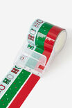 3Pc Tape Set & Cutter, KITSCH CHRISTMAS - example image 2