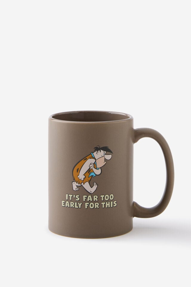 Daily Dose Mug, LCN WB FLINTSTONES TOO EARLY