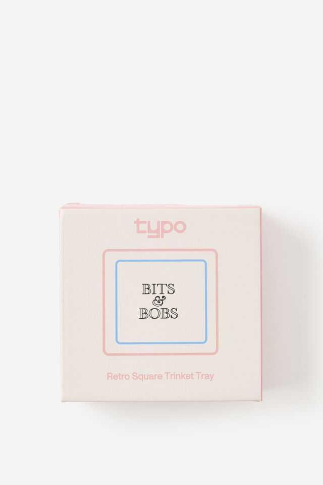 Retro Square Trinket Tray, BITS & BOBS