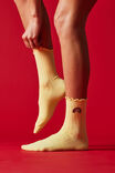 Mid Crew Socks, RAINBOW EMB - example image 2