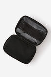 Flat Lay Wash Bag Pu, BLACK - alternate image 3
