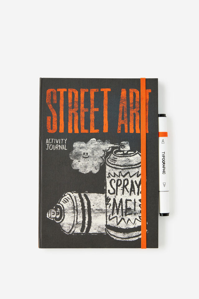 Premium B5 Activity Journal, STREET ART