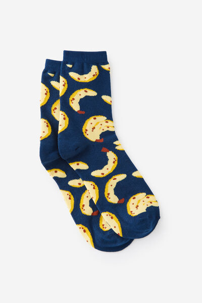 Mid Crew Socks, BANANA YARDAGE