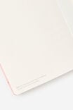 Metro B5 Hard Lined Notebook, Ditsy Pansy Pink Clay - alternate image 4