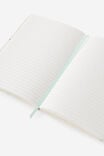 A5 Hard Lined Notetaker Notebook, ECRU DITSY CELESTIAL - example image 3