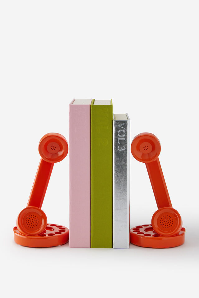 Desk Scaping Telephone Book Ends, HOT SAUCE