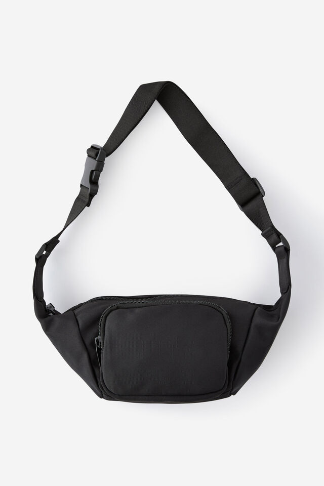 Traveller Sling Bag, BLACK