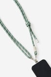 Lanyard Crossbody Strap, TYPO GREEN/RIVER GUM - alternate image 2