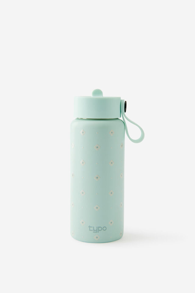 On The Move 350Ml Sipper Top, RETRO POLKA MINTY