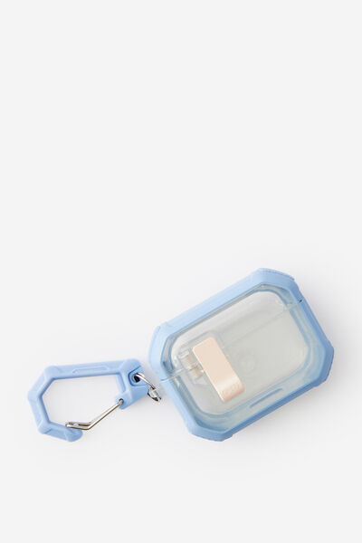 Active Shockproof Earbud Case Pro 2, BLUE SKIES/RIVER GUM