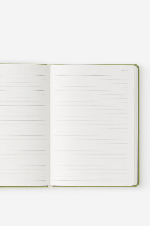 2026 B6 Weekly Hard Metro Diary, Little Treats Bay Leaf