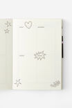 Premium B5 Activity Journal, BRUSH STROKES WEEKLY PAINT - alternate image 3