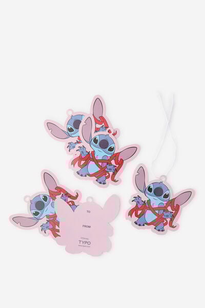 Die Cut Gift Tag 5Pk, LCN DIS LILO & STITCH