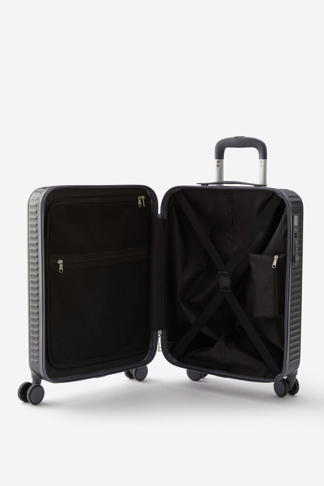 Traveller 20 Inch Carry On Suitcase, BLACK