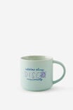 Everyday Mug, CAFFEINE ALWAYS DISCO OCCASIONALLY - example image 1