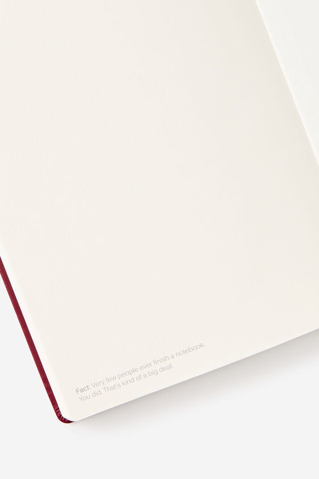 Metro B5 Hard Dot Notebook, Cabernet