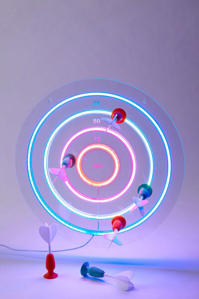 Light Up Acrylic Dart Board, MULTI