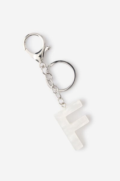 Alpha Keyrings, F / MOTHER OF PEARL