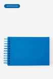 A5 Premium Spiral Watercolour Book, AZURE - example image 1