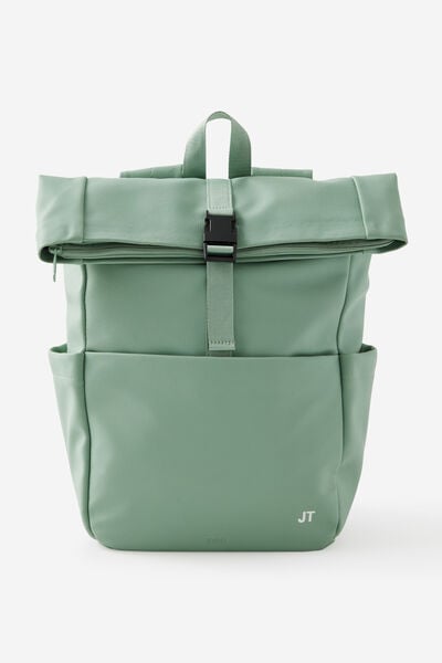 Personalised Pro Backpack, TYPO GREEN
