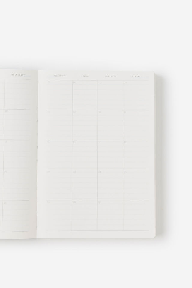 Personalised 26/27 A5 Daily Soft Diary, BLACK