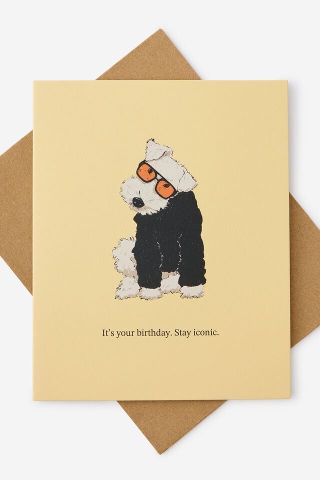 Funny Birthday Card 2.0, STAY ICONIC