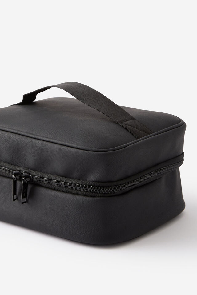 3 Fold Hanging Cos Case Pu, BLACK