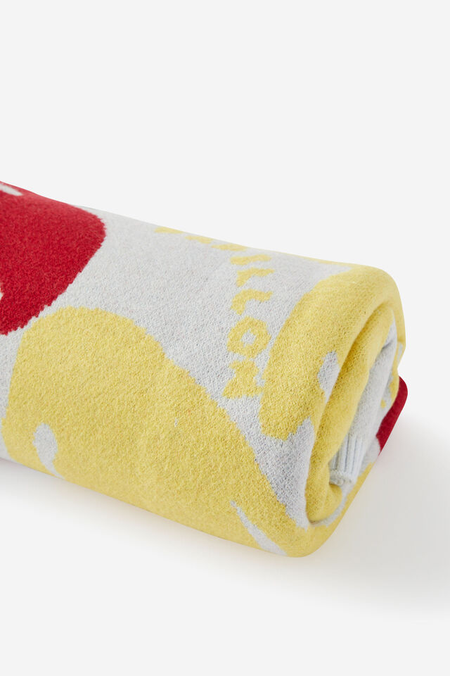 Personalised Patterned Throw, FRUITS & VEGGIES