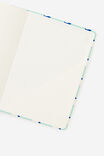 Personalised A5 Hard Lined Notetaker Notebook, JELLY MINT POLKA - example image 4