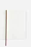 Personalised B5 Soft Lined Notetaker Notebook, ESPRESSO - example image 2