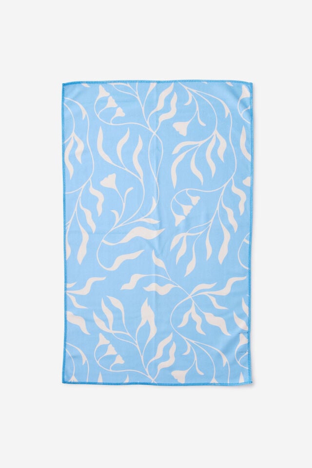 Gym Towel, BLUE SKIES FLORAL